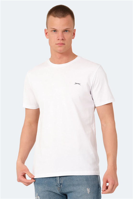Slazenger Veda Beyaz Erkek T-Shırt