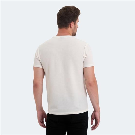 Slazenger Velvel Beyaz Erkek T-Shırt