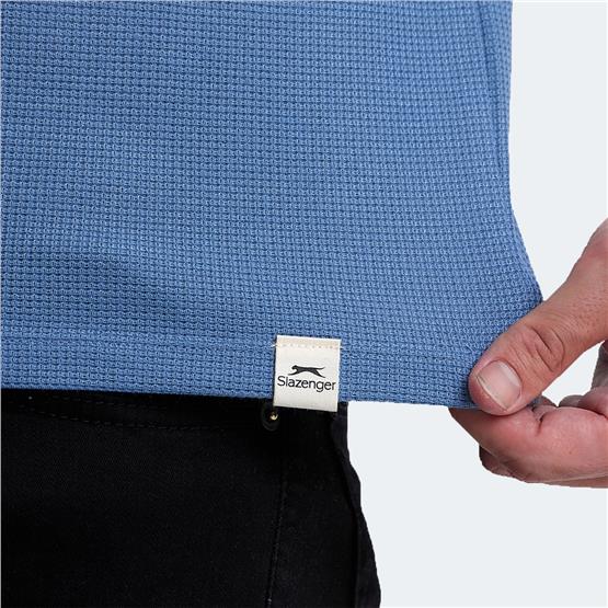 Slazenger Velvel Mavı Erkek T-Shırt