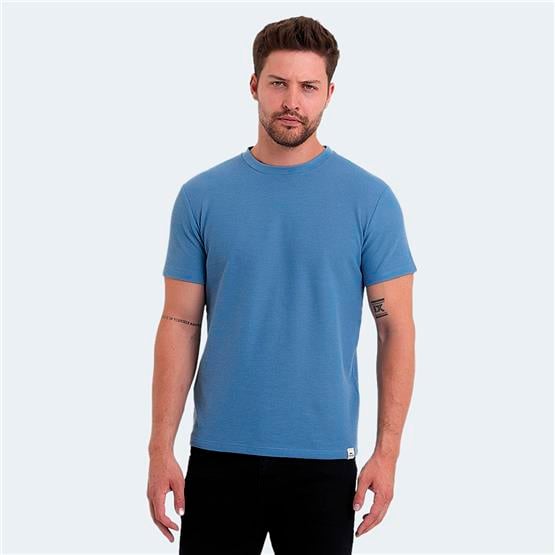 Slazenger Velvel Mavı Erkek T-Shırt