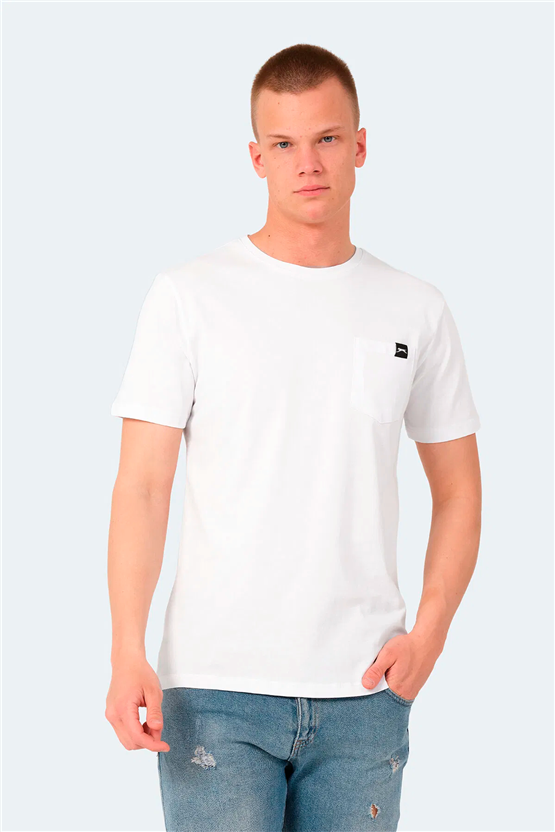 Slazenger Vesela Beyaz Erkek T-Shırt