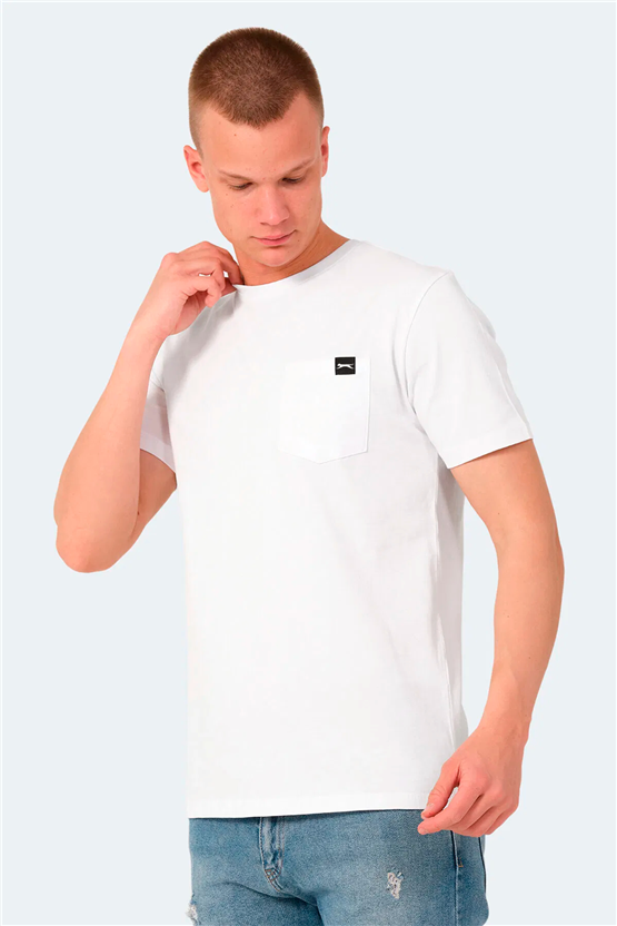 Slazenger Vesela Beyaz Erkek T-Shırt