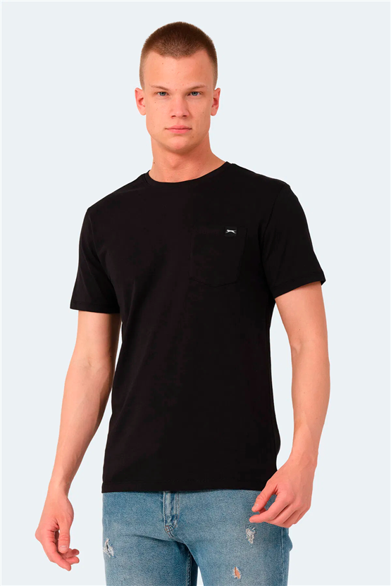 Slazenger Vesela Sıyah Erkek T-Shırt
