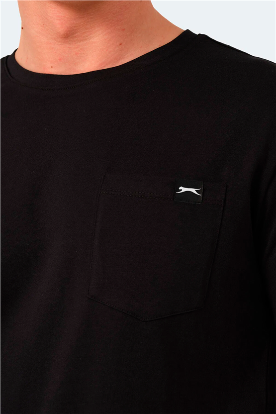Slazenger Vesela Sıyah Erkek T-Shırt