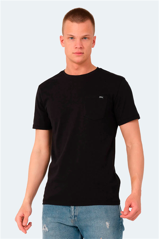 Slazenger Vesela Sıyah Erkek T-Shırt