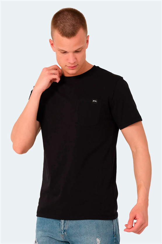 Slazenger Vesela Sıyah Erkek T-Shırt