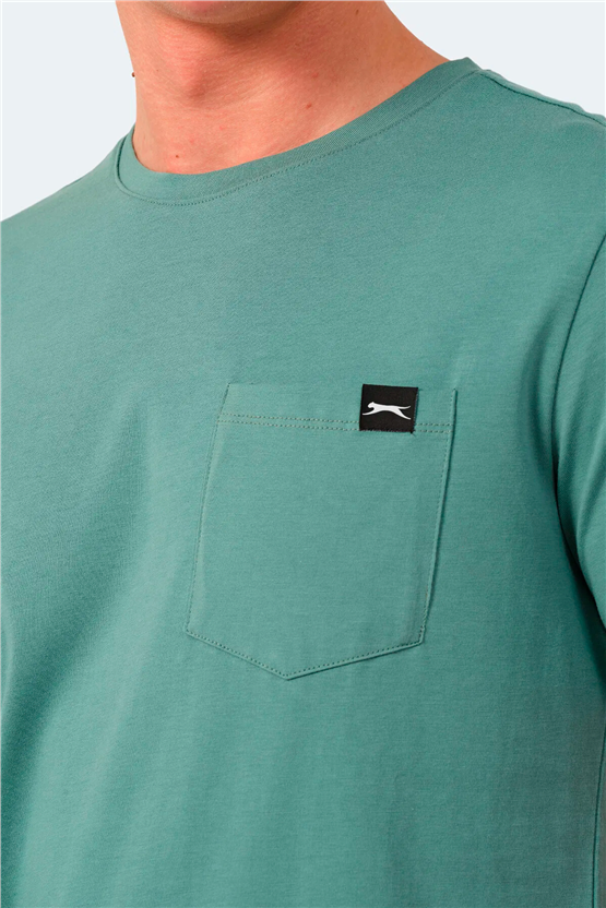 Slazenger Vesela Su Yesılı Erkek T-Shırt