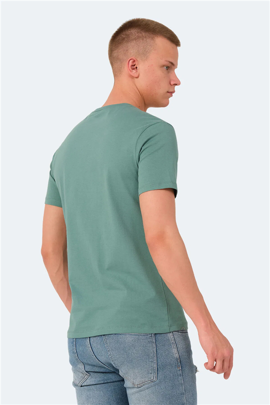 Slazenger Vesela Su Yesılı Erkek T-Shırt