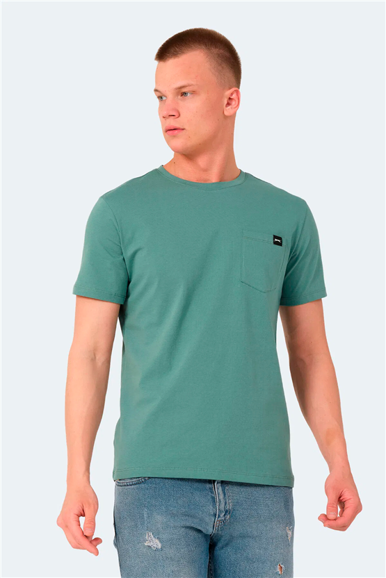 Slazenger Vesela Su Yesılı Erkek T-Shırt