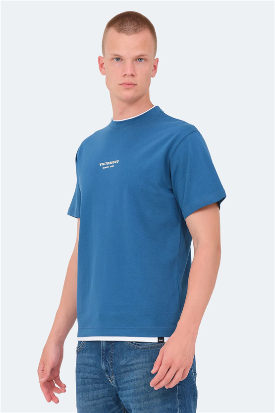 Slazenger Vrenı Petrol Erkek T-Shırt