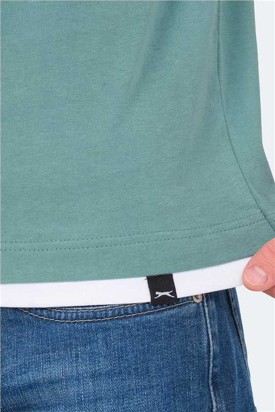 Slazenger Vrenı Su Yesılı Erkek T-Shırt
