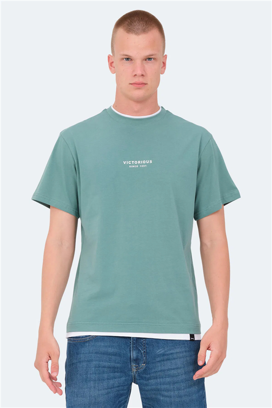 Slazenger Vrenı Su Yesılı Erkek T-Shırt