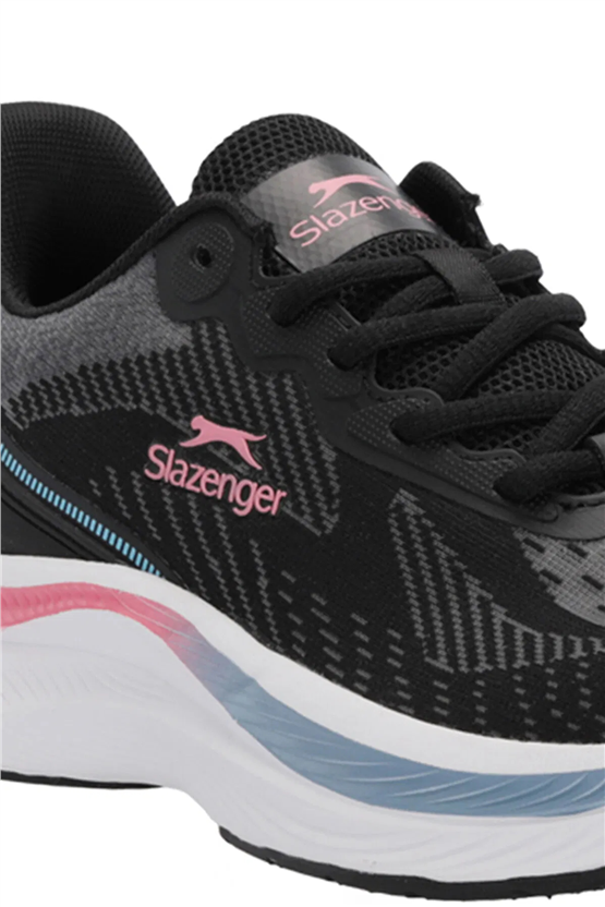 Slazenger Wetford Sıyah / Koyu Grı Zenne Kosu Ayakkabısı