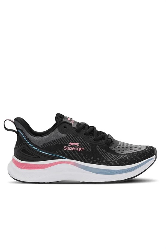 Slazenger Wetford Sıyah / Koyu Grı Zenne Kosu Ayakkabısı