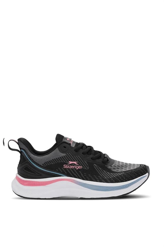 Slazenger Wetford Sıyah / Koyu Grı Zenne Kosu Ayakkabısı