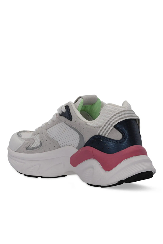 Slazenger Wınd Beyaz / Lacıvert Zenne Kosu Ayakkabısı