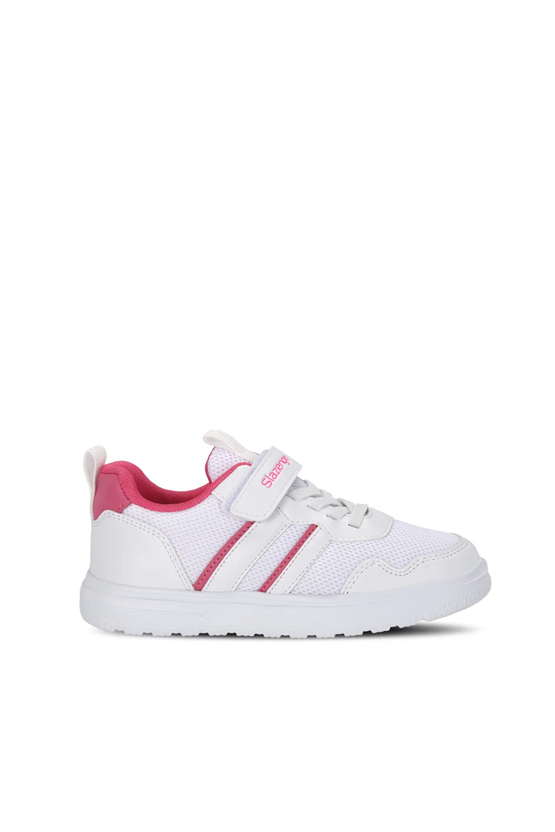 Slazenger Y26 Sa16lf022-060 Fiora Beyaz / Fuşya Filet Kız Çocuk Spor Ayakkabı