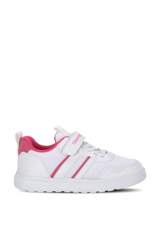 Slazenger Y26 Sa16lf022-060 Fiora Beyaz / Fuşya Filet Kız Çocuk Spor Ayakkabı