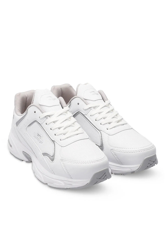 Slazenger Y26 Sa24Re105-002 Moss Beyaz / Gri Mardane Kosu Ayakkabı