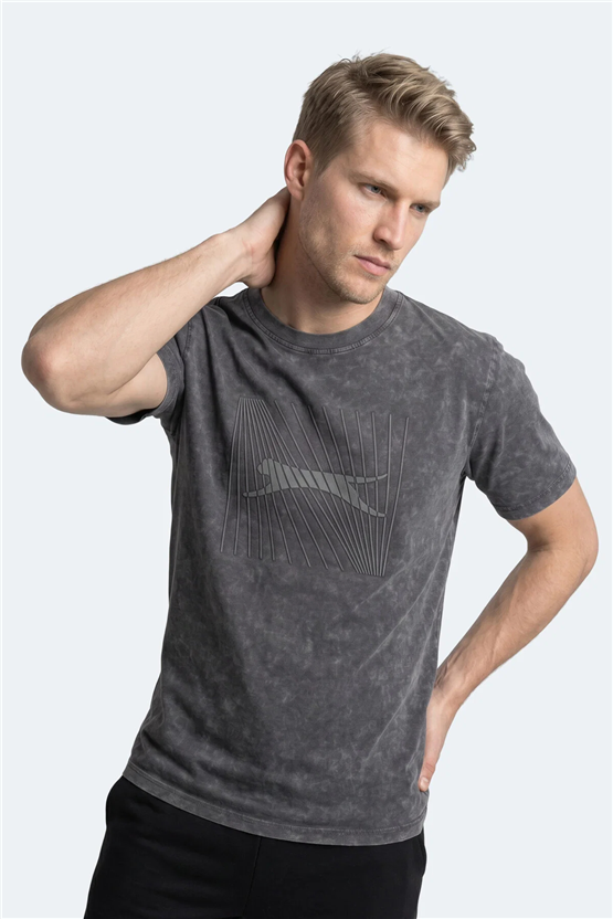 Slazenger Zair Gri Erkek T-Shırt