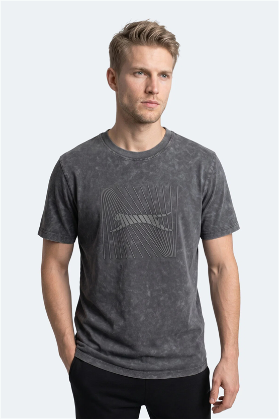 Slazenger Zair Gri Erkek T-Shırt