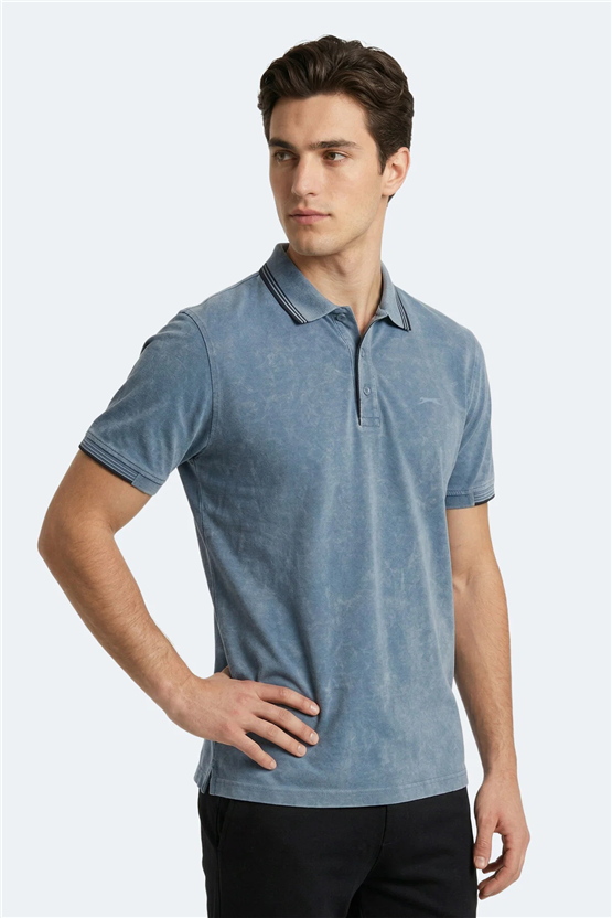Slazenger Zale İndigo Erkek T-Shırt