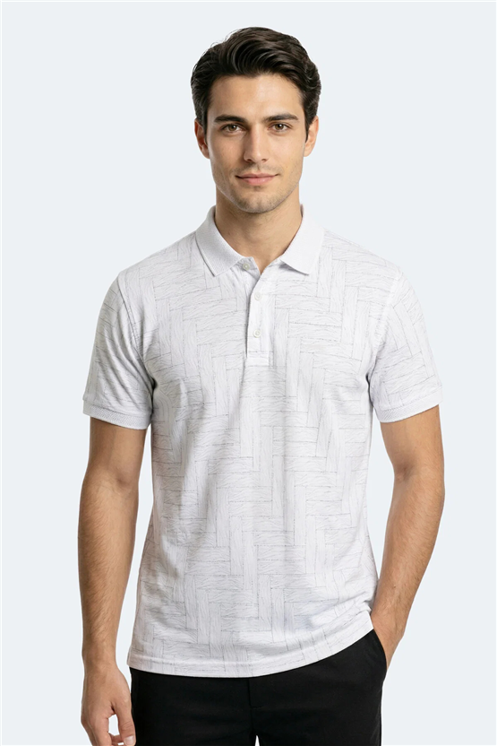 Slazenger Zany Beyaz Erkek T-Shırt