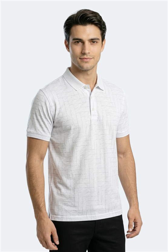 Slazenger Zany Beyaz Erkek T-Shırt