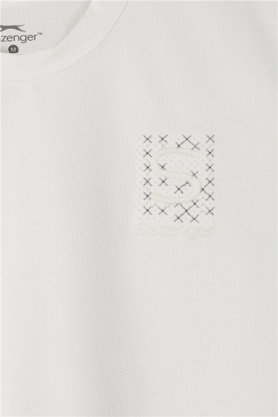 Slazenger Zegna Beyaz Erkek T-Shırt