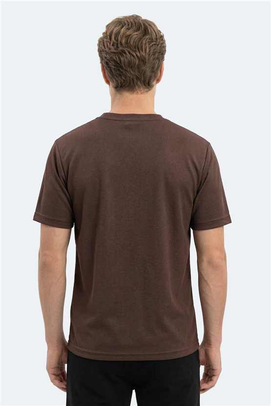 Slazenger Zegna Kahve Erkek T-Shırt