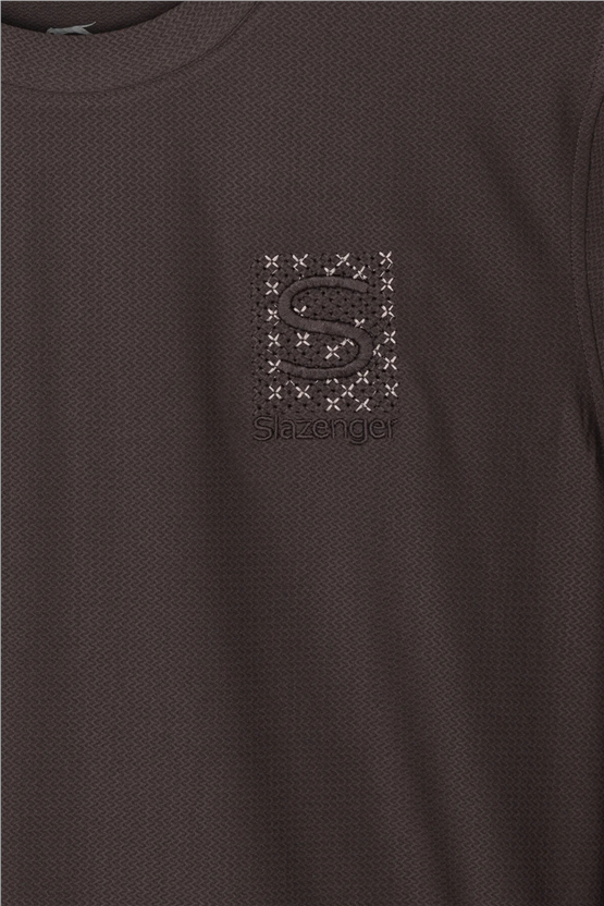 Slazenger Zegna Kahve Erkek T-Shırt