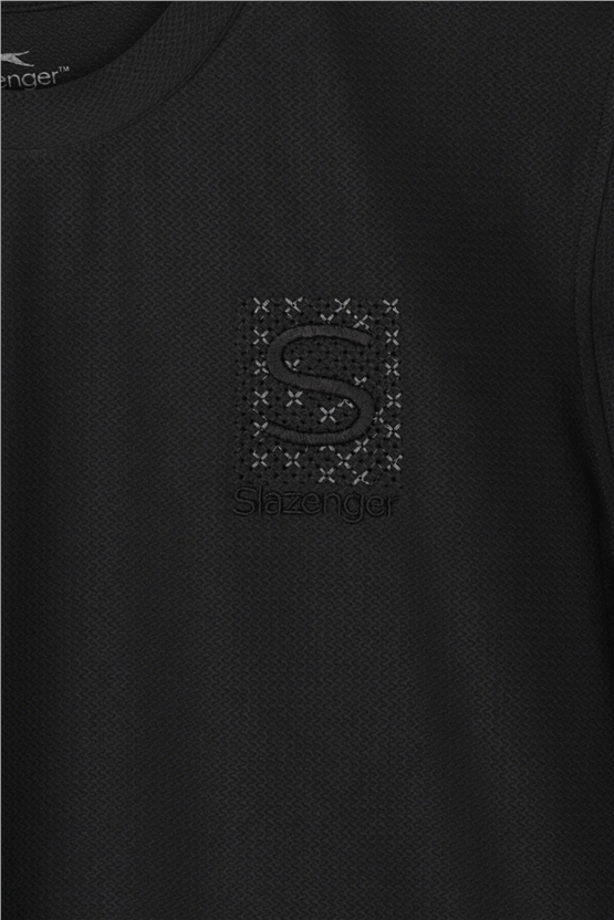 Slazenger Zegna Siyah Erkek T-Shırt