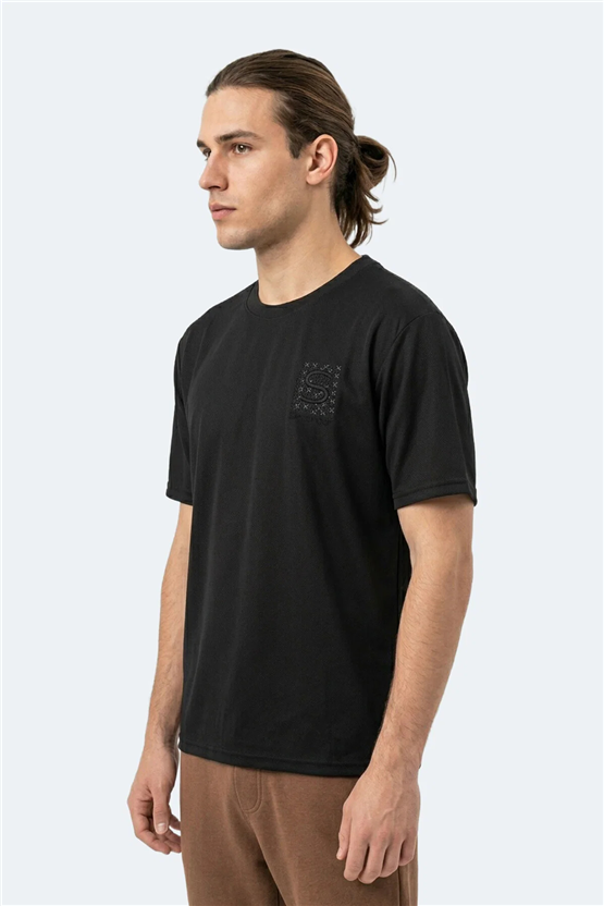 Slazenger Zegna Siyah Erkek T-Shırt