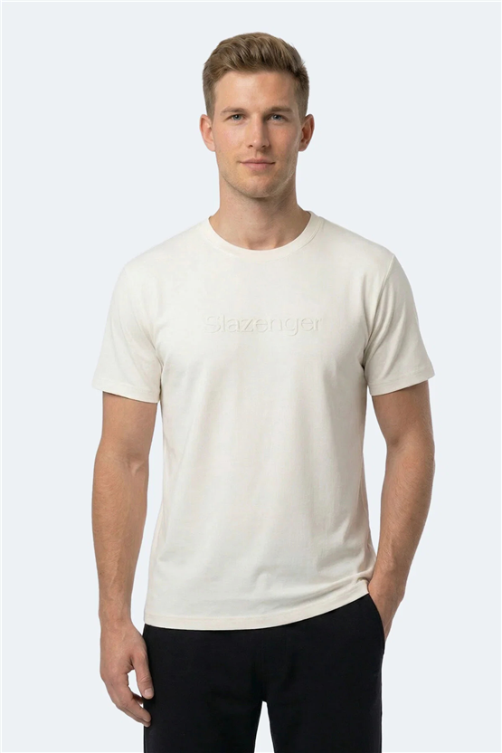 Slazenger Zuranis Beyaz  Erkek T-Shırt