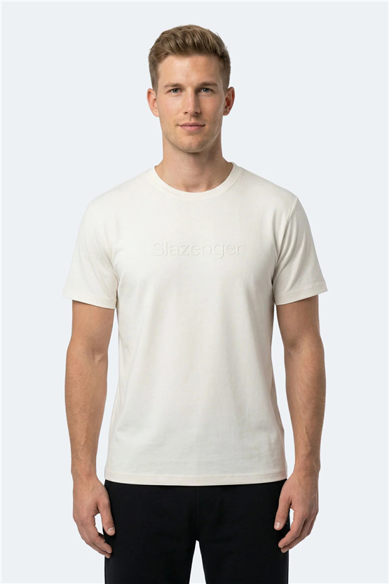 Slazenger Zuranis Beyaz  Erkek T-Shırt