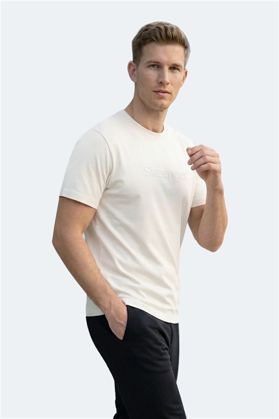 Slazenger Zuranis Beyaz  Erkek T-Shırt
