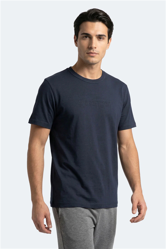 Slazenger Zuranis Lacivert Erkek T-Shırt