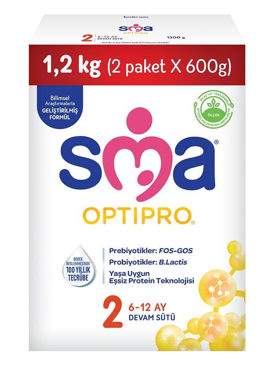 SMA OPTIPRO 2 2X600GR PROBIYOTIK DEVAM SUTU