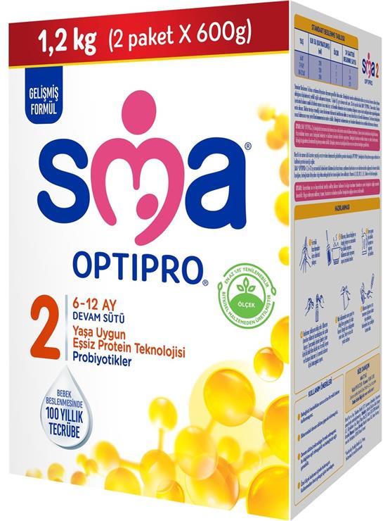 SMA OPTIPRO 2 2X600GR PROBIYOTIK DEVAM SUTU