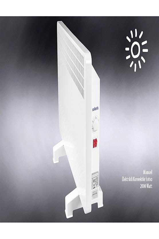 Solaris KIP4570 Manuel Konvektör Isıtıcı 2000 Watt