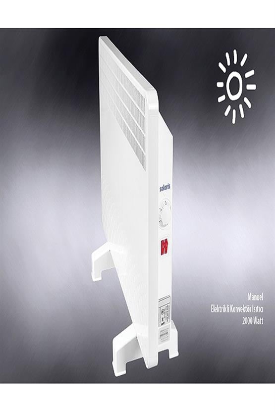 Solaris KIP4570 Manuel Konvektör Isıtıcı 2500 Watt