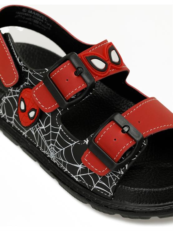 Spıderman 5P Gozda F5Fx Siyah Filet Erkek Çocuk Sandalet
