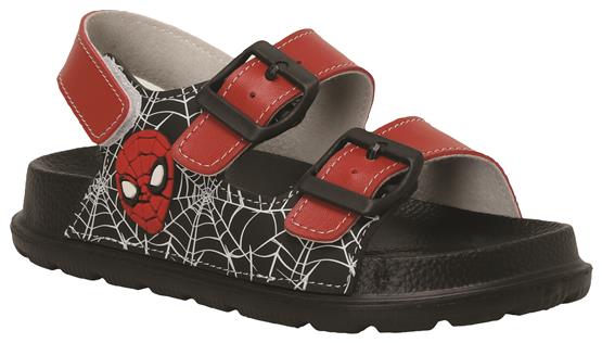Spıderman 5P Gozda F5Fx Siyah Filet Erkek Çocuk Sandalet