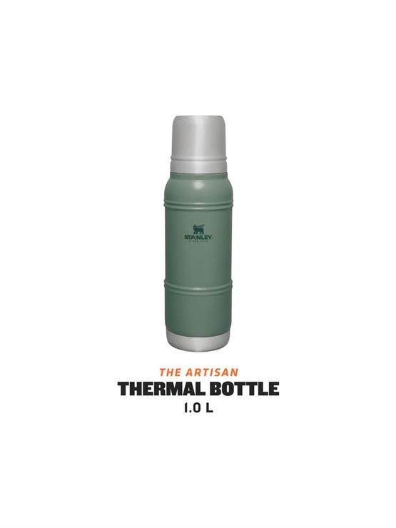 Stanley The Artisan Thermal Bottle 1.0L / 1.1 QT Hammertone Green