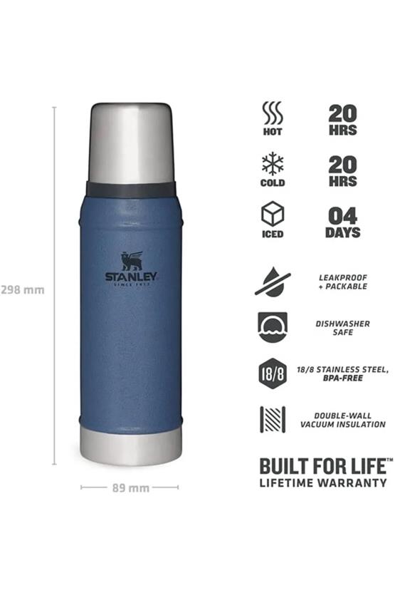 Stanley The Legendary Classic Bottle .75L / 25oz Hammertone Lake