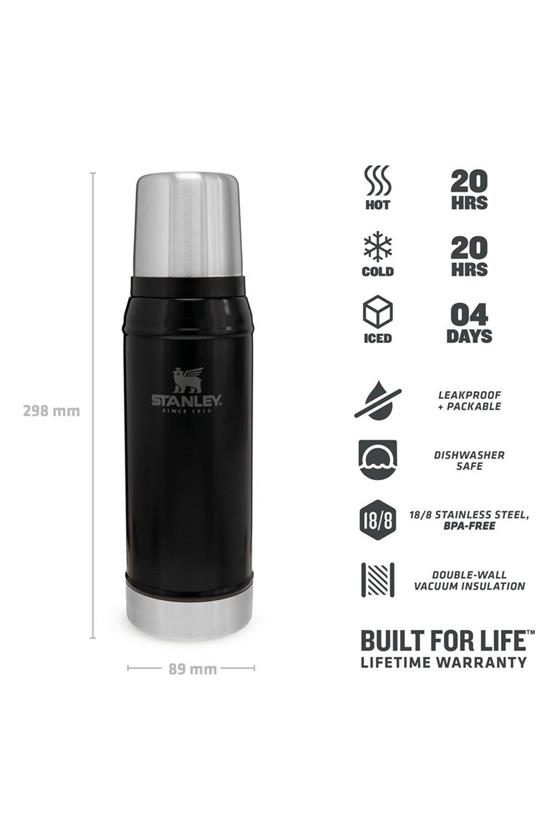 Stanley The Legendary Classic Bottle .75L / 25oz Matte Black Pebble
