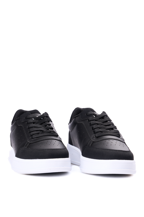 Sunflex 1011 Sıyah-Beyaz Grs Sneaker Ayakkabı