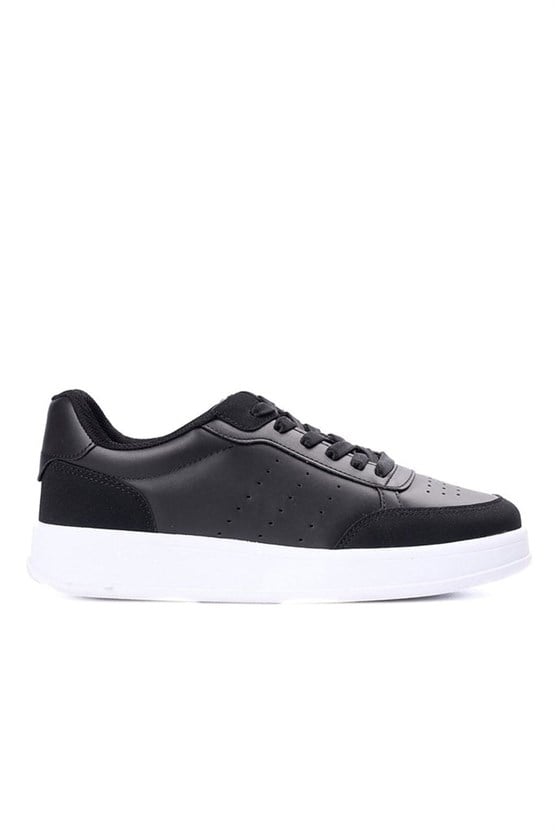 Sunflex 1011 Sıyah-Beyaz Grs Sneaker Ayakkabı