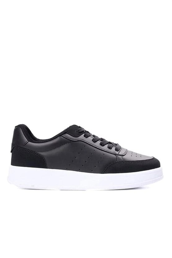 Sunflex 1011 Sıyah-Beyaz Grs Sneaker Ayakkabı