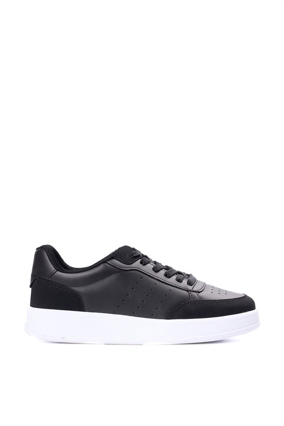 Sunflex 1011 Sıyah-Beyaz Grs Sneaker Ayakkabı
